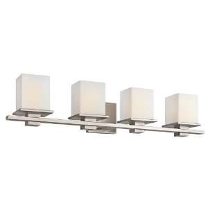 Tully Collection 4 Light 32ö Antique Pewter Bath Vanity Fixture with 