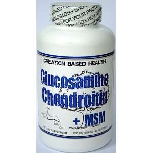  Glucosamine 1500mg, Chondroitin 1200mg, and MSM 2000mg for 