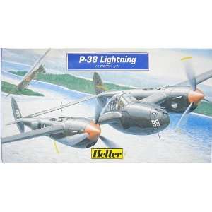  Heller 1/72 Scale Lockheed P 38 Lightning Model Kit #80273 