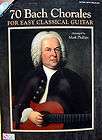 70 BACH CHORALES Easy Classical Guitar Tab & Notes Book&CD *FREE 