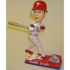 Chase Utley Phillies 2008 MLB On Field Bobblehead Sports 
