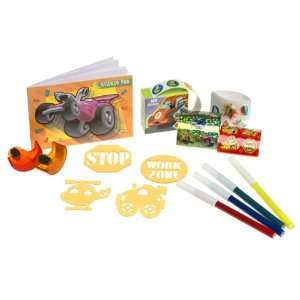  Creativity Play Set (Stickers, Stencils, Markers, and 