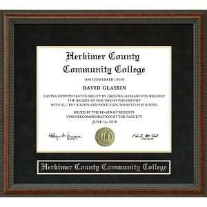  Herkimer County Community College Diploma Frame Sports 