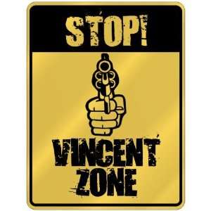 New  Stop  Vincent Zone  Parking Sign Name
