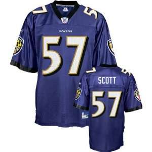 Bart Scott Baltimore Ravens Purple NFL Youth Replica 