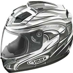  GMax GM68S Helmet Max Black with Drop Down Sun Visor and 