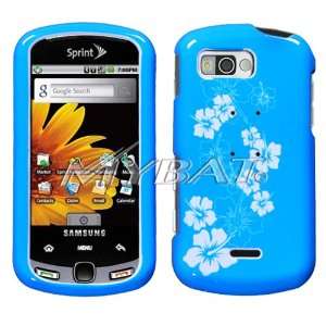  SAMSUNG M900 (Moment) , Hibiscus/Blue Phone Protector 