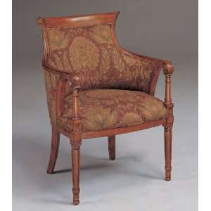    Island Hickory Medium Brown Distressed Accent Chair