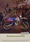 SUZUKI DUALSPORT 350S Original Motorcycle Ad 1992 350 S