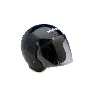  Mossi Black Small Open Face Helmet Automotive