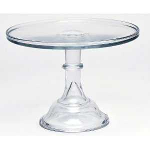 Mosser Glass 12 Footed Cake Plate   Crystal  Kitchen 