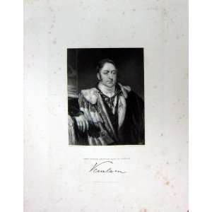  James Walter Grimston Earl Verulam1847 Antique Portrait 