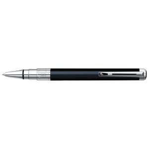  Waterman Perspective Black w/ Chrome Ballpoint Pen 