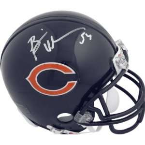  Brian Urlacher Chicago Bears Autographed Riddell Mini 