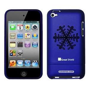  Simple Snowflake on iPod Touch 4g Greatshield Case 