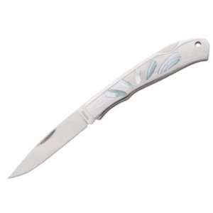 Moki Knives 501H Amaranth Small Lockback Pocket Knife with Stainless 