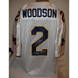 Autographed Charles Woodson Jersey   Michigan  Sports 
