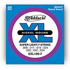 EXL120 7 DAddario Electric Guitar Strings 9   54 Nickle Wound 7 