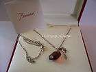 NEW in BOX BACCARAT Crystal B MINE B Charm NECKLACE Sterling Silver 