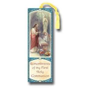  First Holy Communion Girl (WJH B6 679) Laminated Bookmark 