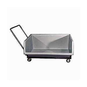    BAYHEAD Low Profile Mobile Hoppers   Gray Industrial & Scientific