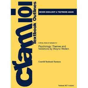  Studyguide for Psychology Themes and Variations by Wayne 
