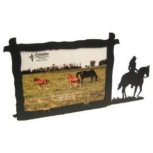Lady Horse Back Rider 5X7 Horizontal Picture Frame