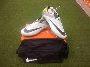 Nike Mercurial Vapor Superfly III White New Soccer Cleat Authentic 
