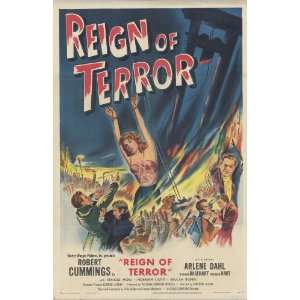  Reign of Terror   Movie Poster   27 x 40