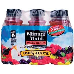 Minute Maid Juices To Go 100% Juice Mixed Berry 10 Oz   4 Pack  