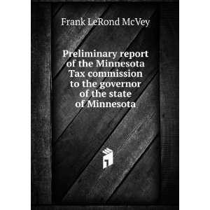   Minnesota Tax commission to the governor of the state of Minnesota