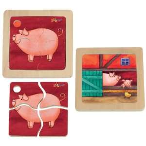  Mini Discovery Puzzle Pig Toys & Games
