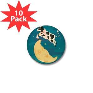  Mini Button (10 Pack) Cow Jumped Over the Moon Everything 