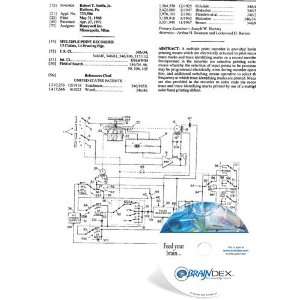  NEW Patent CD for MULTIPLE POINT RECORDER 