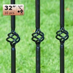  Fortress Iron Vintage 3/4 x 32 Round Baluster with 