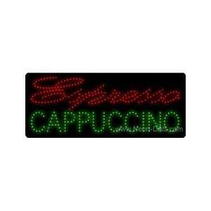 Espresso Cappuccino Outdoor LED Sign 13 x 32