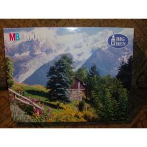   Mt. Blanc, France a 1000 Piece Puzzle By Milton Bradley Toys & Games