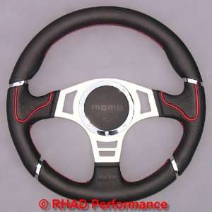  MOMO Millenium Sport Red Steering Wheel Automotive