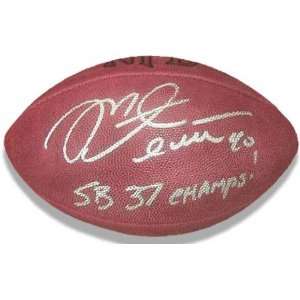  Mike Alstott Autographed Wilson NFL Football with SB 37 