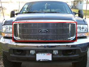 99 04 FORD F250 EXCURSION BILLET GRILLE INSERT GRILL SD  