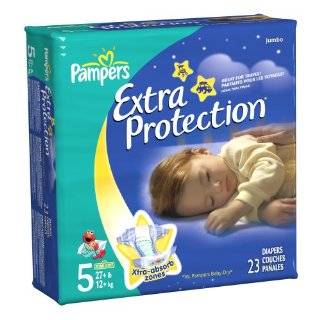  Pampers Extra Protection Nighttime Diapers Super Pack Size 