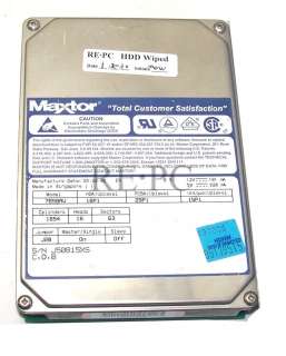Vintage Maxtor 7850AV 850 MB 3.5 IDE Hard Drive  