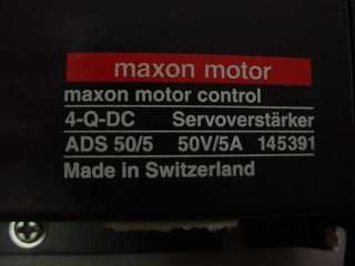 Maxon 4 Q DC Motor Control 145391 ADS Servo Amplifier  