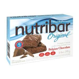  Nutribar Original Meal Replacement, Belgian Chocolate, 6 