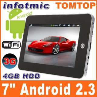   Tablet PC WiFi 3G 4GB HDD Infortmic IMAP X210 MID Camera  