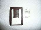 NWT Mens COACH Brown Mahogany Leather Money Clip Wallet F74393
