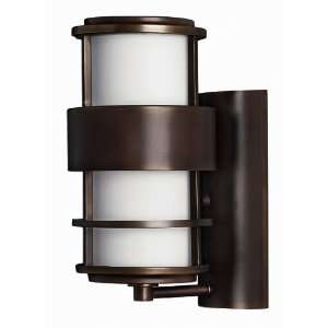   EST Saturn Small Outdoor Wall Sconce in Metro Bronze