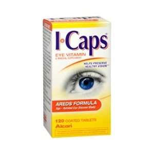  ICaps AREDS Formula   120 Coated Tablets Health 