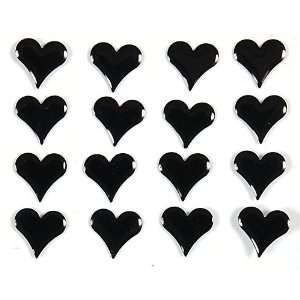  Black Metal Heart Stickers Arts, Crafts & Sewing