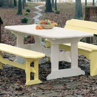 Harvest Picnic Outdoor TABLE Lifetime Warranty 30 Durable Solid Stains 
